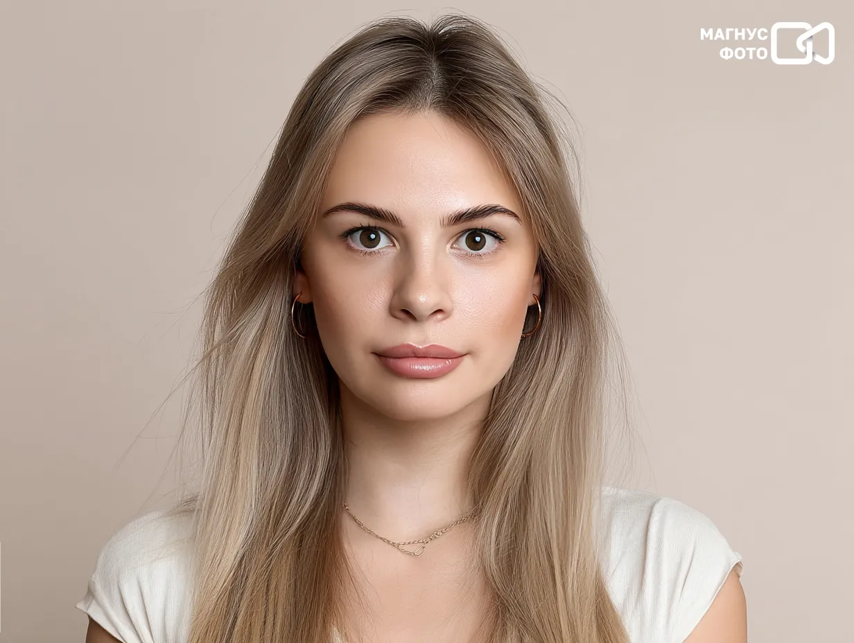 Фото на пропуск — пример работы